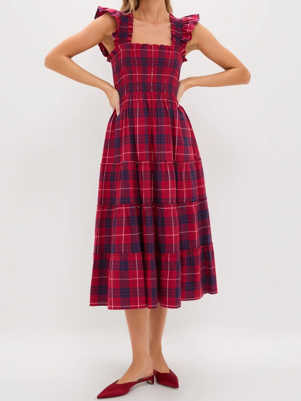 Hill House Home Cherry Tart Midi Dress